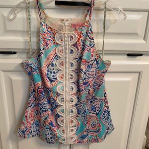 Lily Pulitzer size 8 sleeveless top